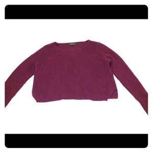 Topshop crop top sweater